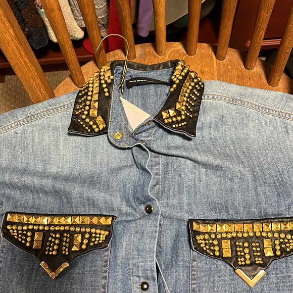 Kooples Jean shirt - Picture 4 of 4